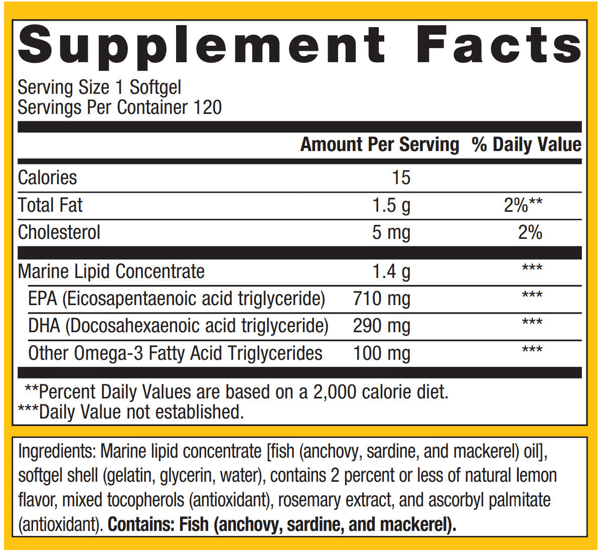 Metagenics OmegaGenics EPA-DHA 1000 120 softgels