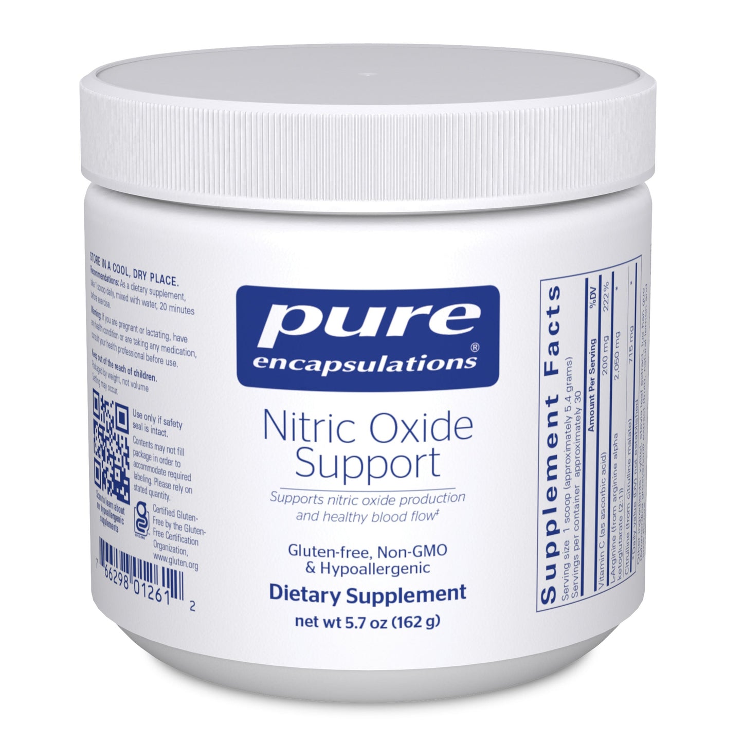 Pure Encapsulations Nitric Oxide Support 162g powder