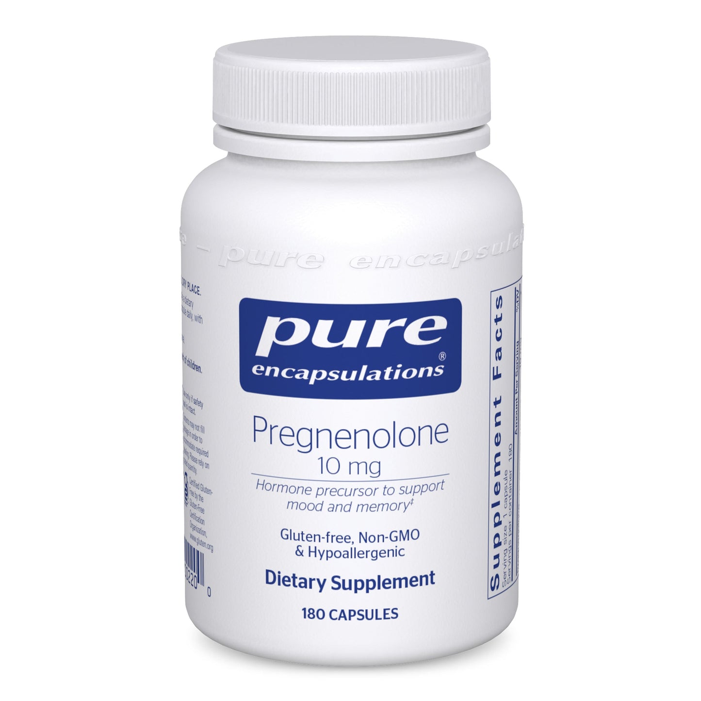 Pure Encapsulations Pregnenolone 10mg 180