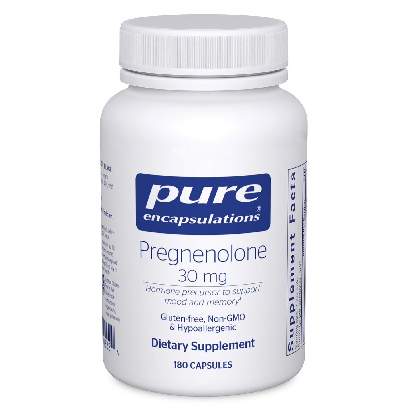 Pure Encapsulations Pregnenolone 30mg 180