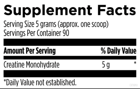 Designs for Health Creatine Monohydrate Powder