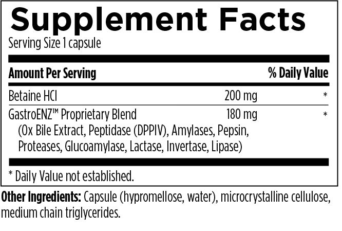 Designs for Health Digestzymes 180 capsules