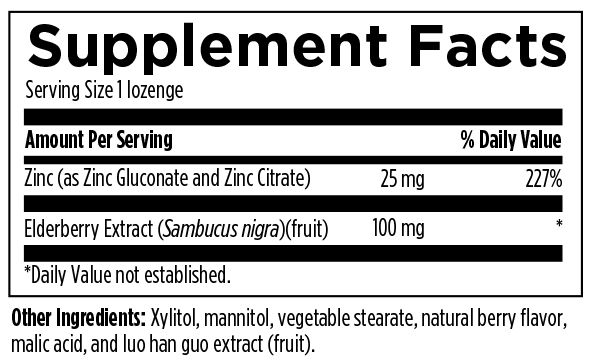 Designs for Health Immuno-Zn 90 Lozenges